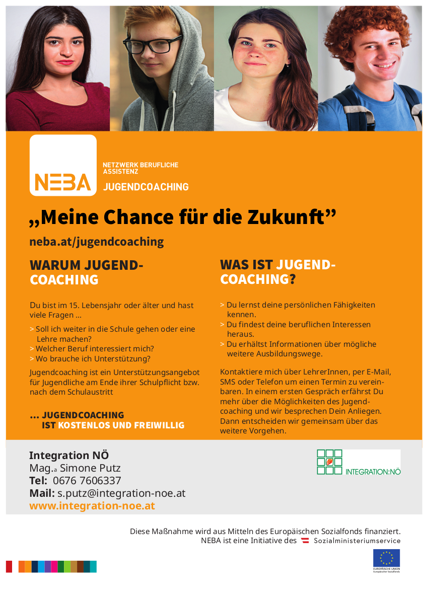 Jugendcoaching  Flyer